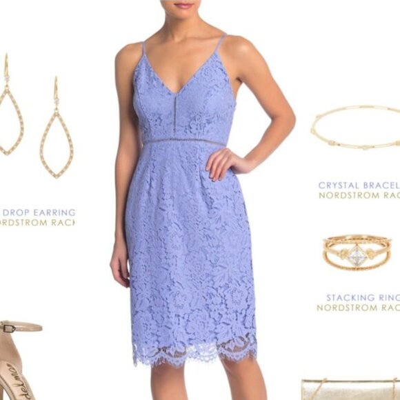 Astr Dresses & Skirts - ASTR the lable dress lace midi